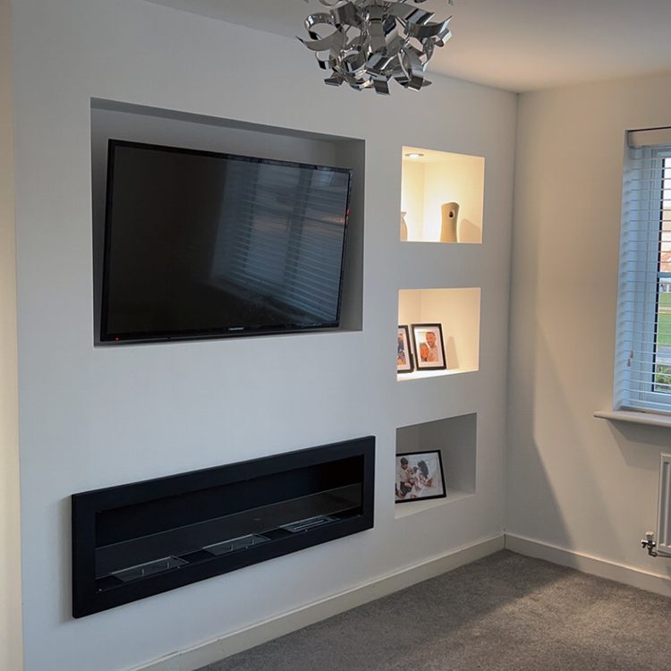 Media wall installation