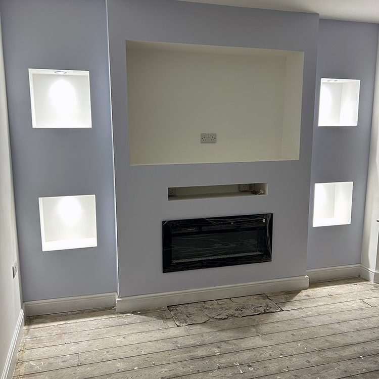 Media wall installation